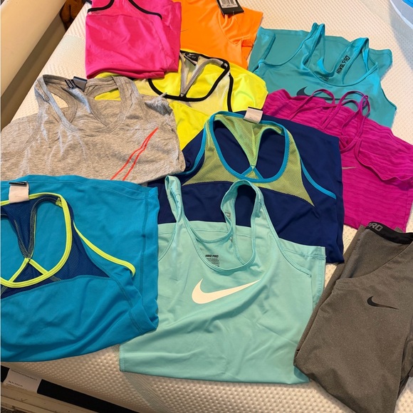 Nike Tops - Nike Colorful Athletic Tank Tops